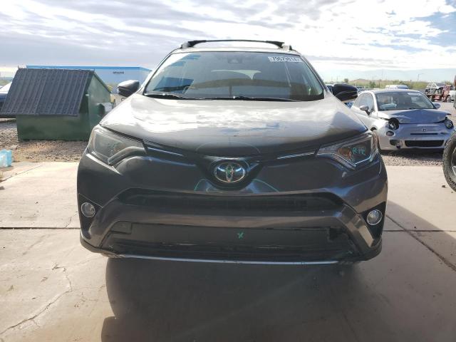 2T3WFREV4HW392635 - 2017 TOYOTA RAV4 XLE CHARCOAL photo 5