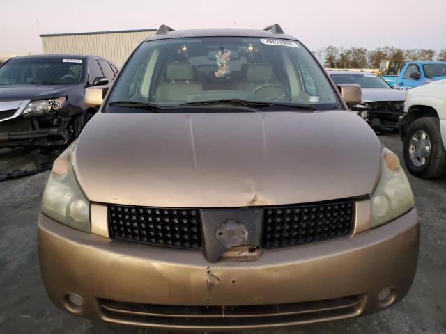 5N1BV28U34N330975 - 2004 NISSAN QUEST S GOLD photo 5