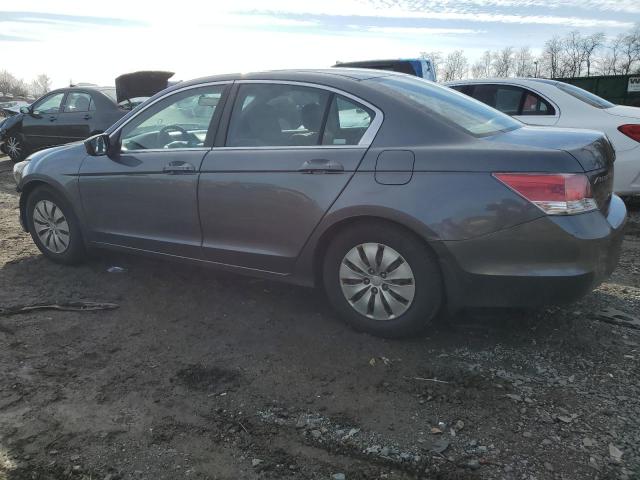 1HGCP26359A153911 - 2009 HONDA ACCORD LX GRAY photo 2