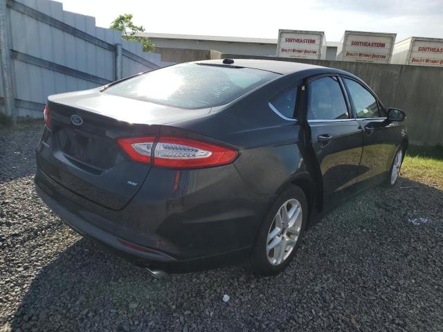 3FA6P0H71ER350290 - 2014 FORD FUSION SE BLACK photo 3