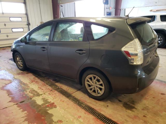 JTDZN3EU4D3266454 - 2013 TOYOTA PRIUS V BLUE photo 2