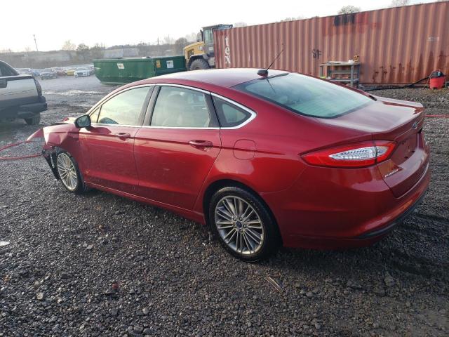 3FA6P0HD2ER312296 - 2014 FORD FUSION SE RED photo 2