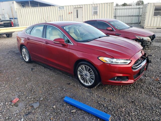 3FA6P0HD2ER312296 - 2014 FORD FUSION SE RED photo 4