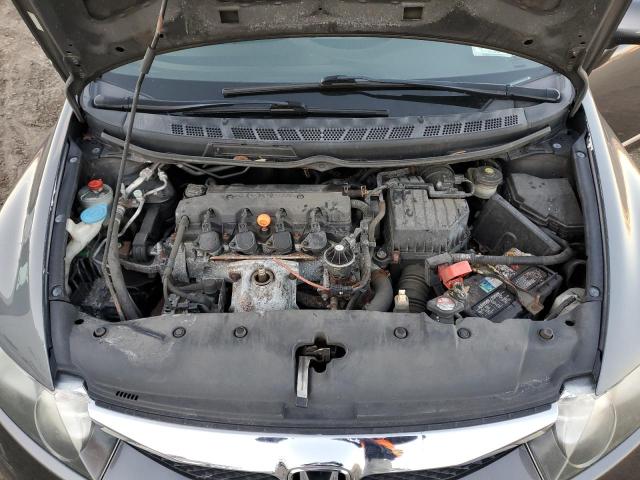 2HGFA1F86BH502036 - 2011 HONDA CIVIC EX GRAY photo 11