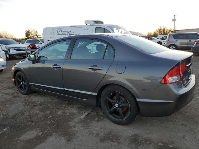 2HGFA1F86BH502036 - 2011 HONDA CIVIC EX GRAY photo 2