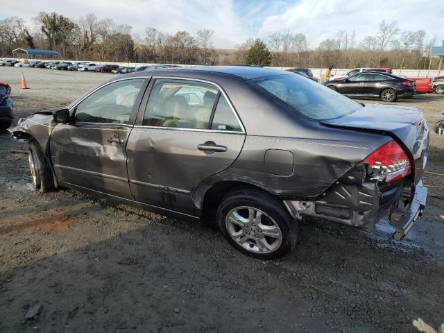 1HGCM56717A081132 - 2007 HONDA ACCORD EX GRAY photo 2