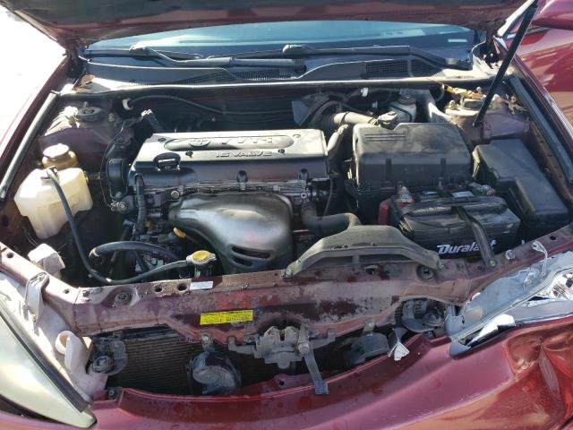 4T1BE32K34U368063 - 2004 TOYOTA CAMRY LE BURGUNDY photo 11