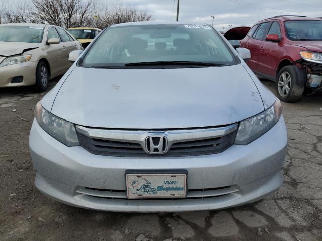 19XFB2F53CE087410 - 2012 HONDA CIVIC LX SILVER photo 5