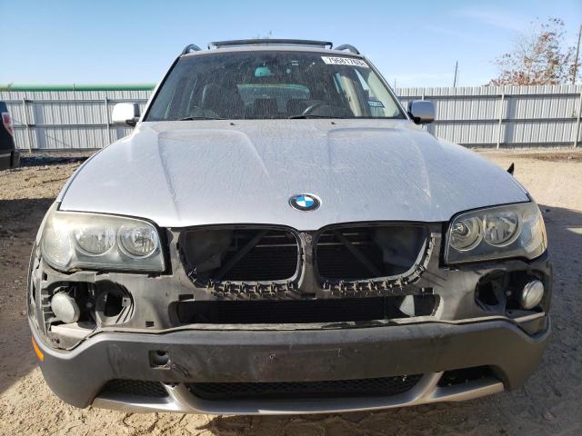 WBXPC93478WJ15778 - 2008 BMW X3 3.0SI SILVER photo 5