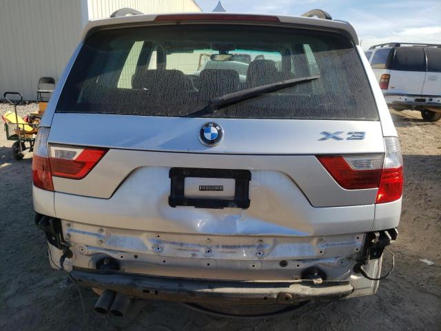 WBXPC93478WJ15778 - 2008 BMW X3 3.0SI SILVER photo 6