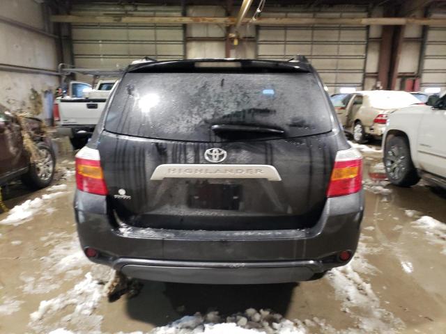 5TDZK3EH9AS009117 - 2010 TOYOTA HIGHLANDER BLACK photo 6