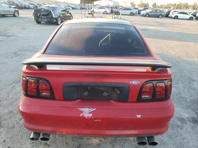 1FALP42T5RF144098 - 1994 FORD MUSTANG GT RED photo 6