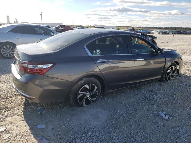 1HGCR2F38HA062785 - 2017 HONDA ACCORD LX GRAY photo 3