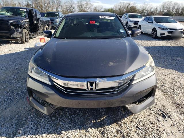 1HGCR2F38HA062785 - 2017 HONDA ACCORD LX GRAY photo 5