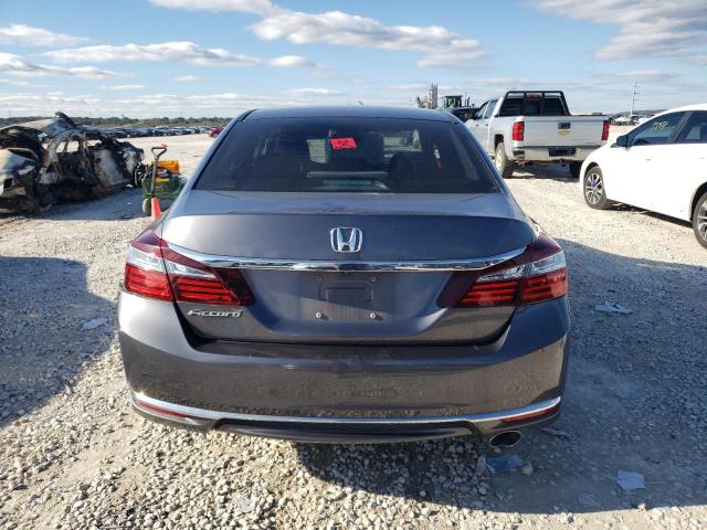 1HGCR2F38HA062785 - 2017 HONDA ACCORD LX GRAY photo 6