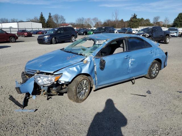 4T4BF1FK4CR207687 - 2012 TOYOTA CAMRY BASE BLUE photo 1