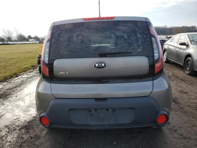 KNDJN2A29F7190396 - 2015 KIA SOUL GRAY photo 6