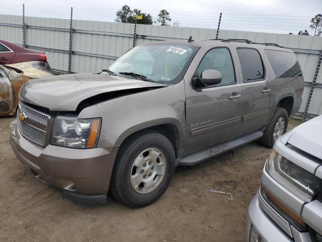 1GNSCJE05ER230139 - 2014 CHEVROLET SUBURBAN C1500 LT BROWN photo 1