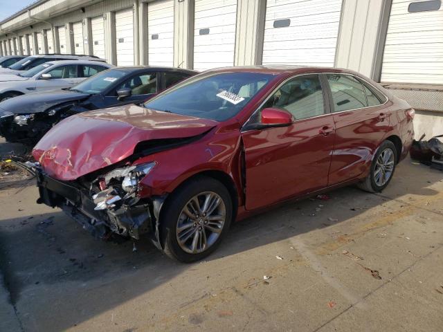 4T1BF1FK0HU697871 - 2017 TOYOTA CAMRY LE RED photo 1