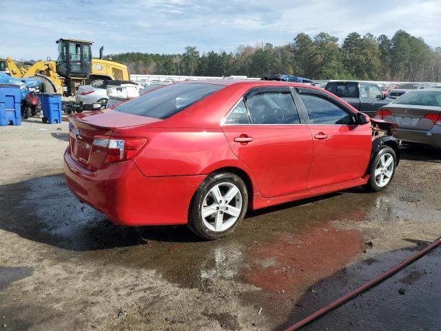 4T1BF1FKXEU867794 - 2014 TOYOTA CAMRY L RED photo 3