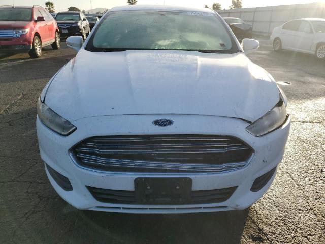 3FA6P0LU4ER154471 - 2014 FORD FUSION SE HYBRID WHITE photo 5