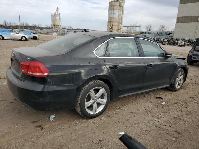 1VWBH7A36DC060269 - 2013 VOLKSWAGEN PASSAT SE BLACK photo 3