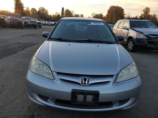 JHMES15545S002757 - 2005 HONDA CIVIC LX SILVER photo 5