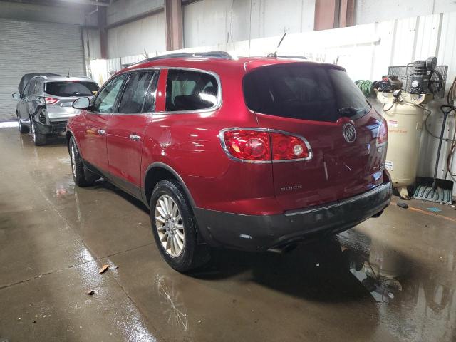 5GAKVBEDXBJ346931 - 2011 BUICK ENCLAVE CXL BURGUNDY photo 2