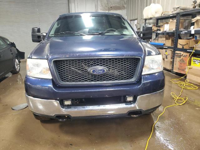 1FTPX14515NA38319 - 2005 FORD F150 BLUE photo 5