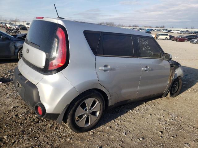 KNDJN2A22E7733795 - 2014 KIA SOUL SILVER photo 3