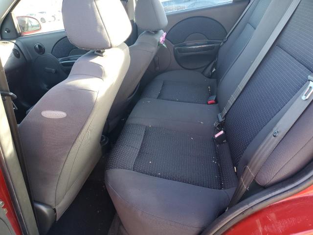 KL1TD56636B562909 - 2006 CHEVROLET AVEO BASE Qırmızı foto 10