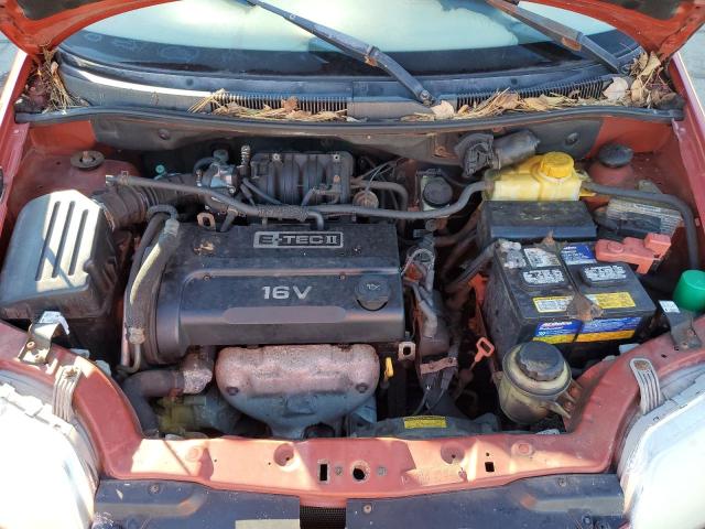 KL1TD56636B562909 - 2006 CHEVROLET AVEO BASE RED photo 11