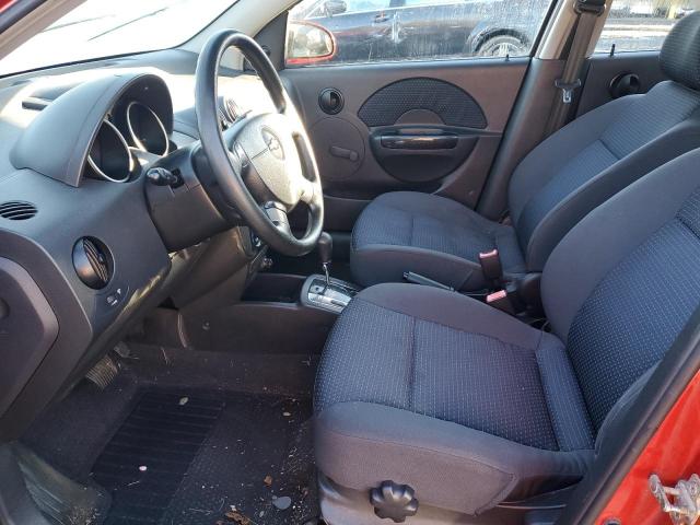 KL1TD56636B562909 - 2006 CHEVROLET AVEO BASE Qırmızı foto 7