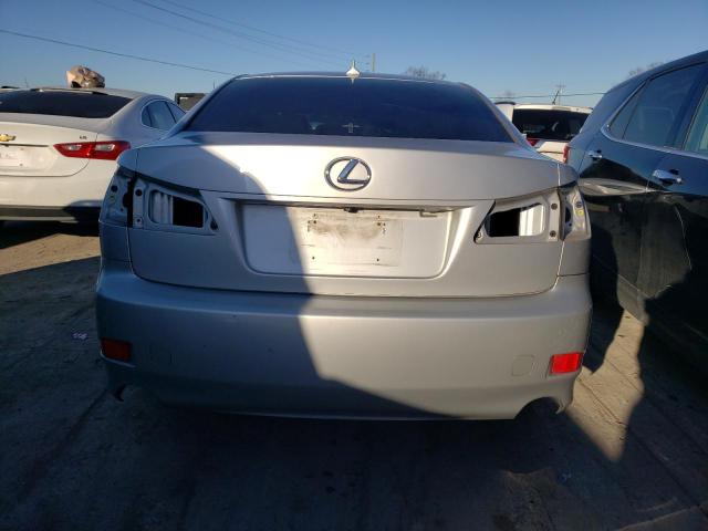 JTHBK262185082941 - 2008 LEXUS IS 250 SILVER photo 6