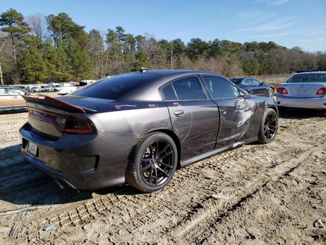 2C3CDXGJ6LH119927 - 2020 DODGE CHARGER SCAT PACK GRAY photo 3