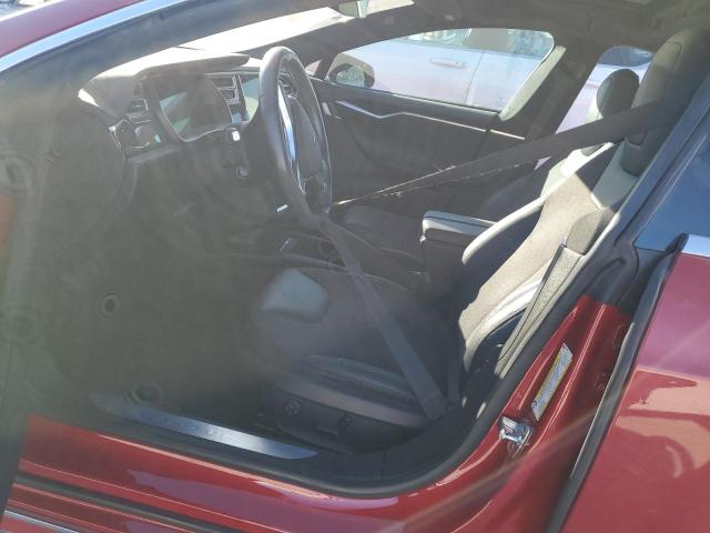 5YJSA1E16GF149523 - 2016 TESLA MODEL S RED photo 7