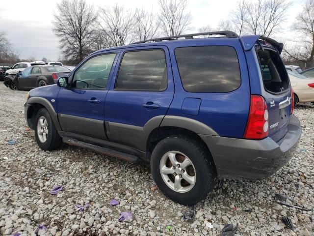 4F2CZ06165KM27939 - 2005 MAZDA TRIBUTE S BLUE photo 2