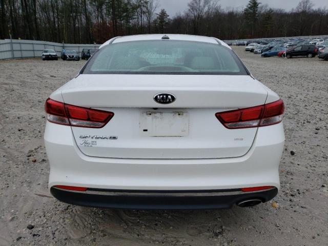 KNAGT4L31G5085640 - 2016 KIA OPTIMA LX WHITE photo 6