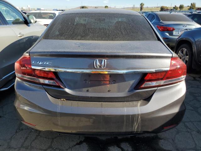 19XFB2F51EE230261 - 2014 HONDA CIVIC LX GRAY photo 6