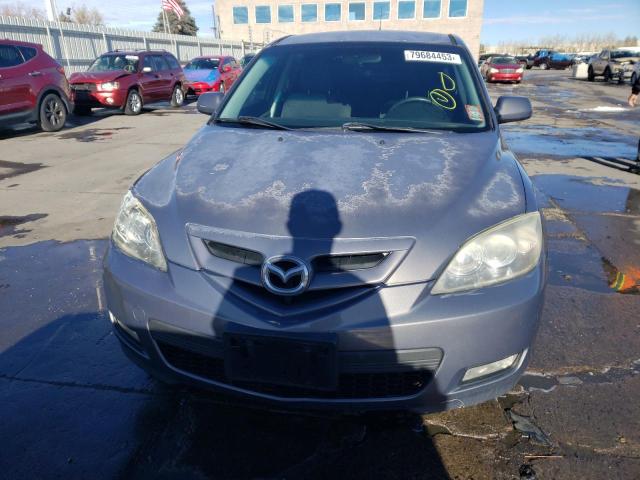 JM1BK343071747434 - 2007 MAZDA 3 HATCHBACK GRAY photo 5