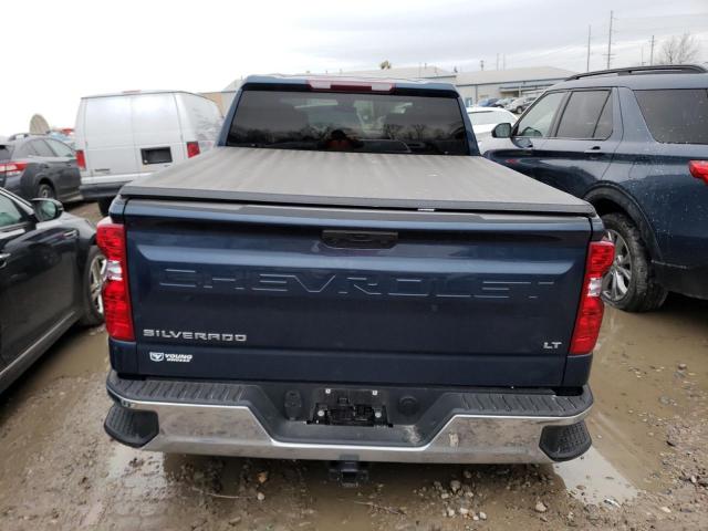 1GCPDKEK7NZ506520 - 2022 CHEVROLET SILVERADO K1500 LT-L BLUE photo 6