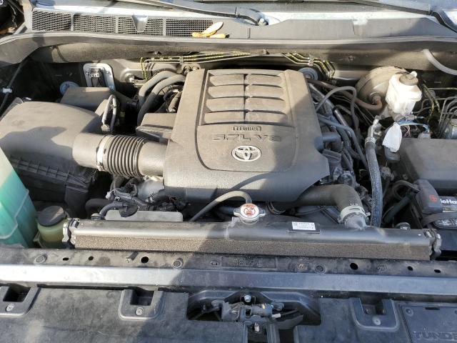 5TFTY5F16JX010205 - 2018 TOYOTA TUNDRA DOUBLE CAB SR/SR5 BLACK photo 11