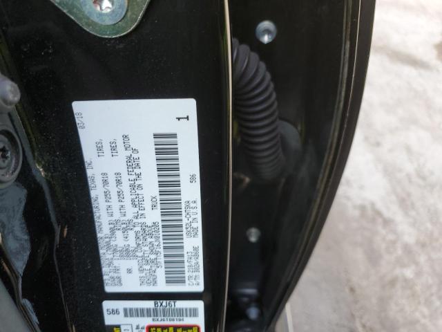 5TFTY5F16JX010205 - 2018 TOYOTA TUNDRA DOUBLE CAB SR/SR5 BLACK photo 12