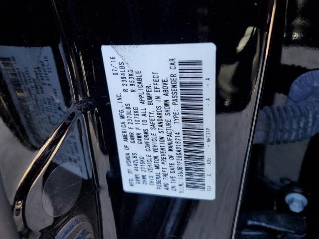 19UUB1F56GA016214 - 2016 ACURA TLX TECH BLACK photo 12