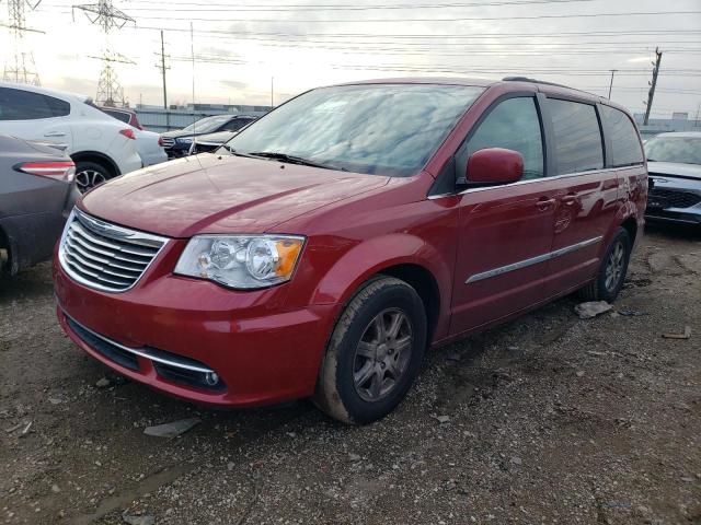 2C4RC1BG4DR525864 - 2013 CHRYSLER TOWN & COU TOURING ბურგუნდია ფოტო 1