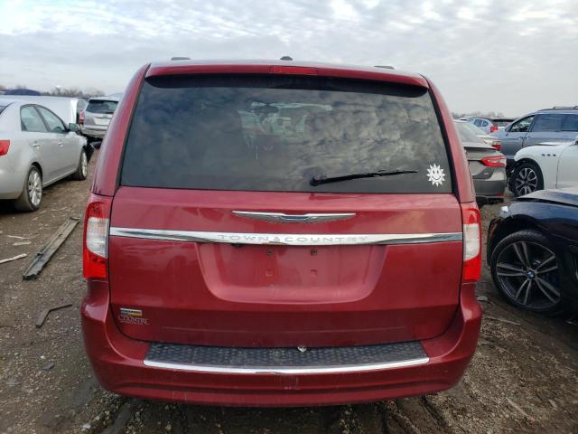 2C4RC1BG4DR525864 - 2013 CHRYSLER TOWN & COU TOURING ბურგუნდია ფოტო 6
