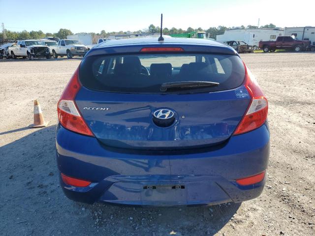 KMHCT5AE2FU219356 - 2015 HYUNDAI ACCENT GS BLUE photo 6