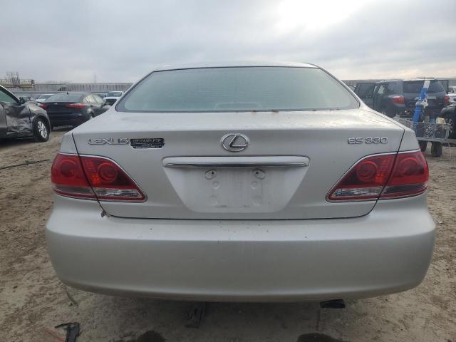 JTHBA30G665175366 - 2006 LEXUS ES 330 SILVER photo 6