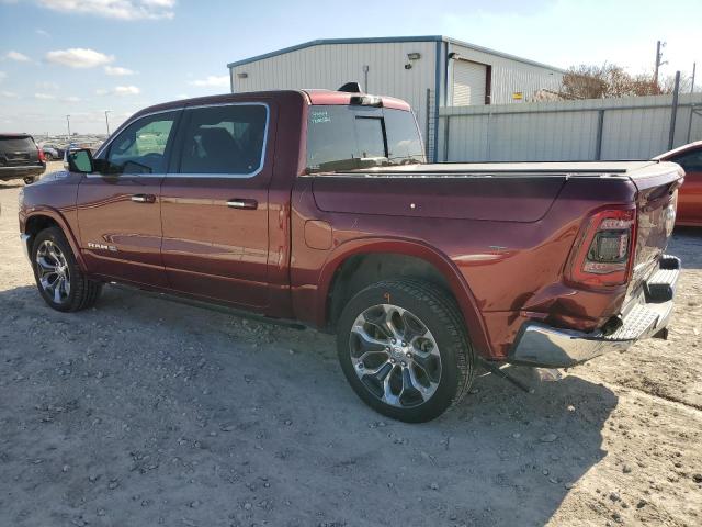 1C6SRFKT5MN565000 - 2021 RAM 1500 LONGHORN BURGUNDY photo 2