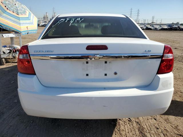 1G1ZS57F97F264150 - 2007 CHEVROLET MALIBU LS WHITE photo 6